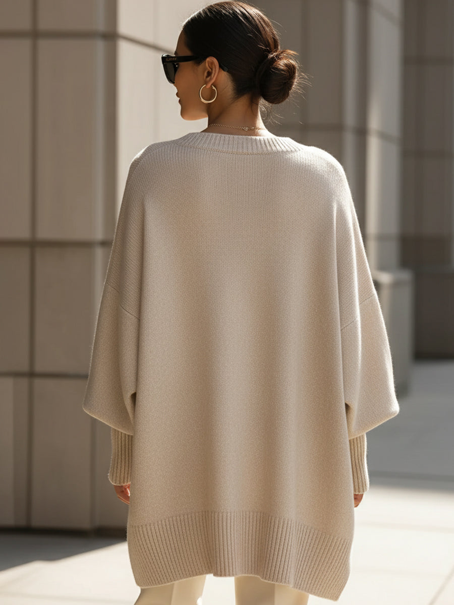 Ludovica | Pull oversize à encolure large