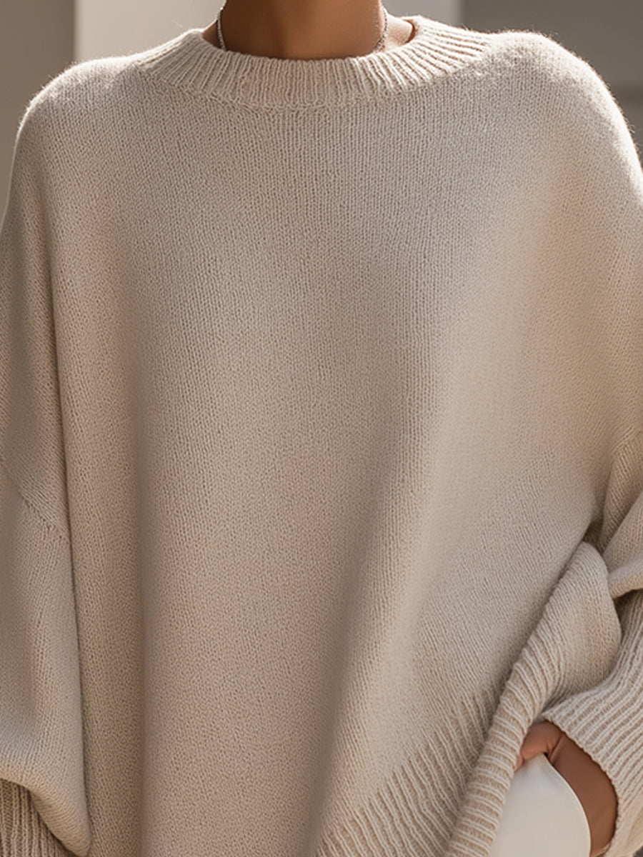 Ludovica | Pull oversize à encolure large