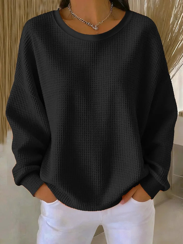 Noémie | Pull nid d'abeille classique
