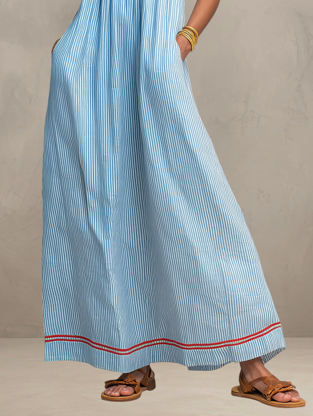 Paméla | Robe Longue Fluide d'Été