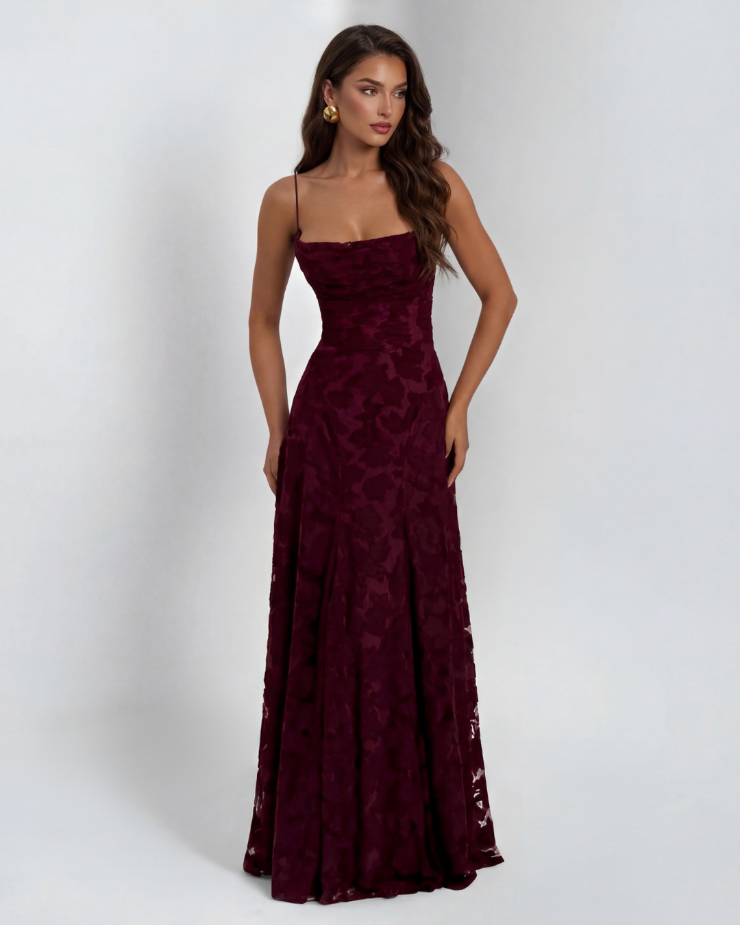 Sylvie | Robe Fleurie en Dentelle