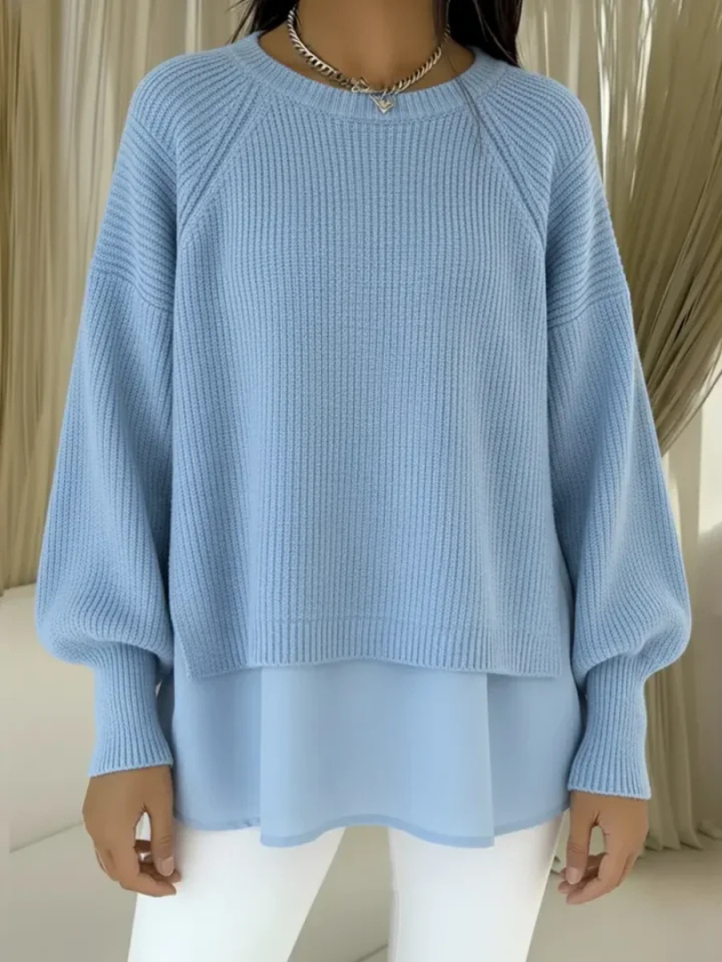Constance | Pull effet superposé