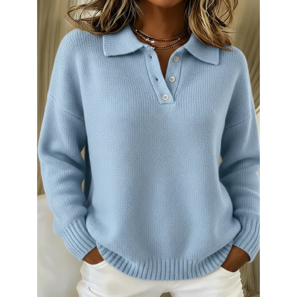 Marceline | Pull col polo confortable