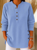 Noëlle | Tunique henley boutonnée