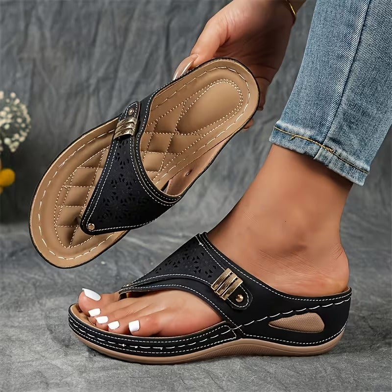 Giovanna | Sandales compensées confortables et stables