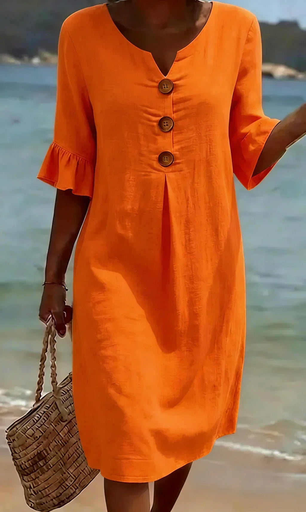 Ludivine | Robe Élégante en Lin