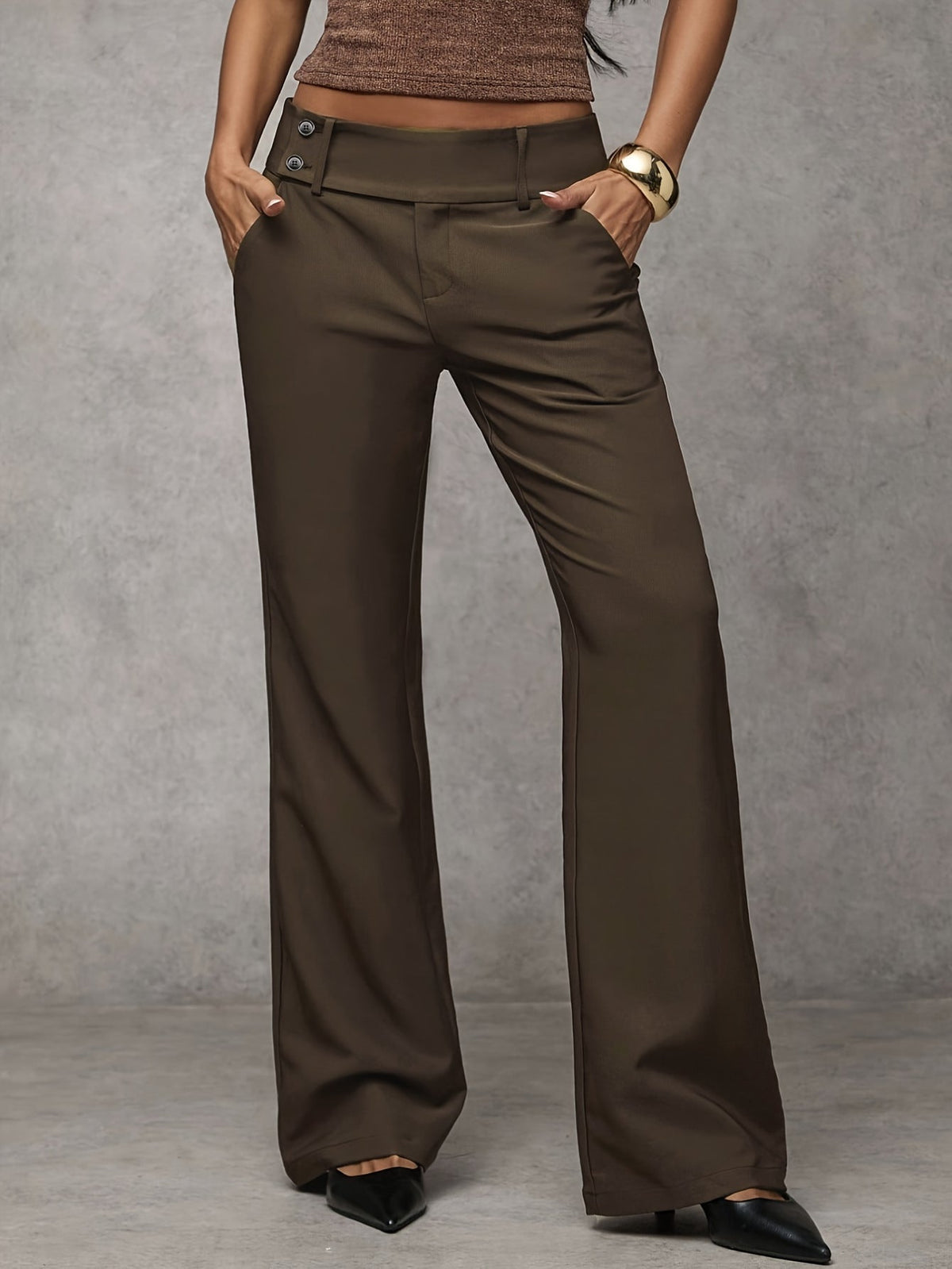 Diane | Pantalon Moderne à Jambe Large