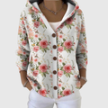 Sabine | Veste en maille à capuche