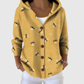 Isabeau | Veste en maille à capuche