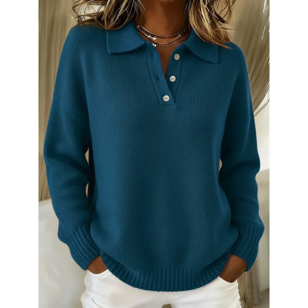 Marceline | Pull col polo confortable