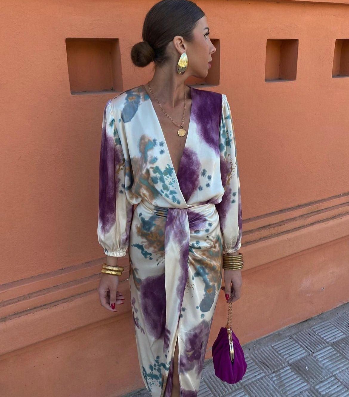 Valérie | Robe croisée sophistiquée
