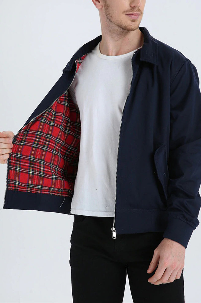 Hugo | Veste Harrington doublure tartan