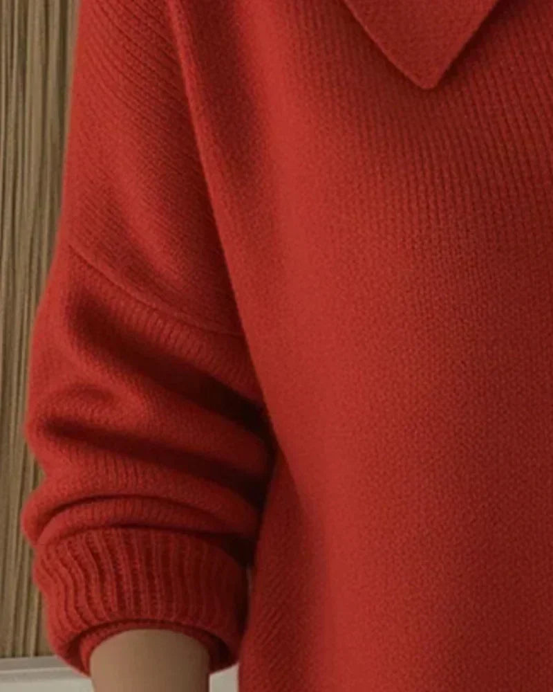 Véronique | Cardigan à col pointu boutonné
