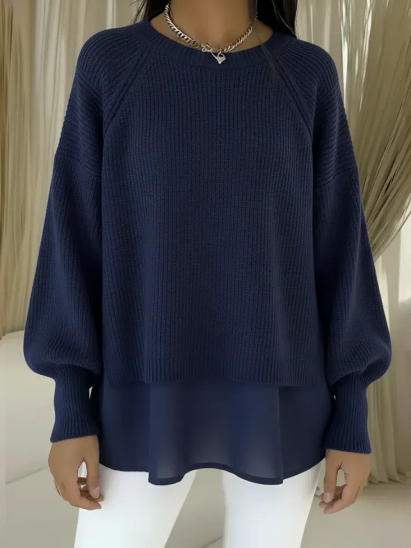 Constance | Pull effet superposé