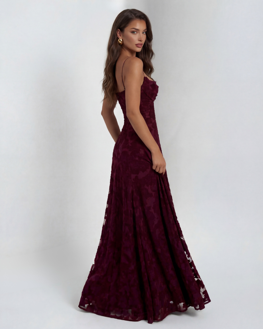 Sylvie | Robe Fleurie en Dentelle