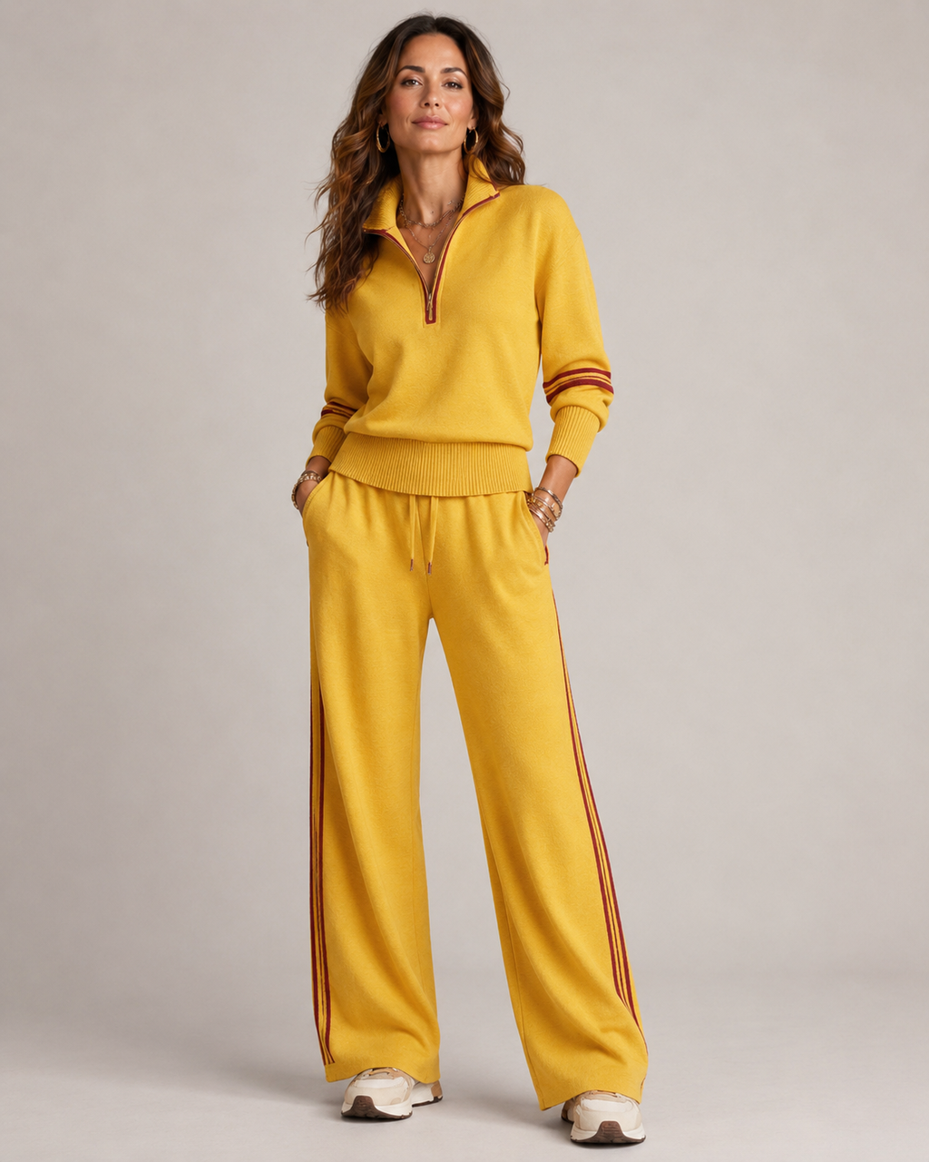 Serena | Ensemble sweat à capuche zippé