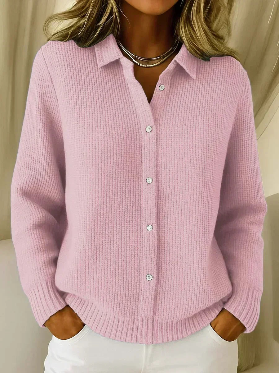 Camélia | Cardigan en maille texturée