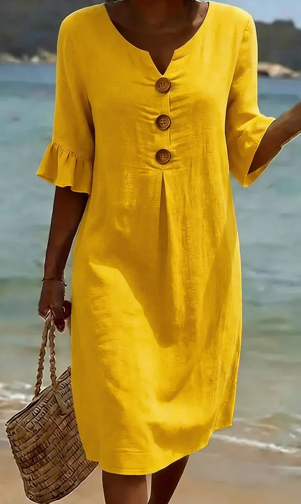 Ludivine | Robe Élégante en Lin