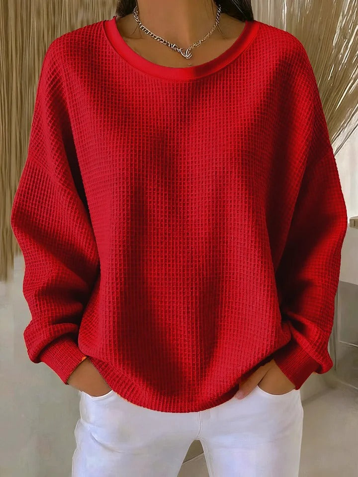 Noémie | Pull nid d'abeille classique