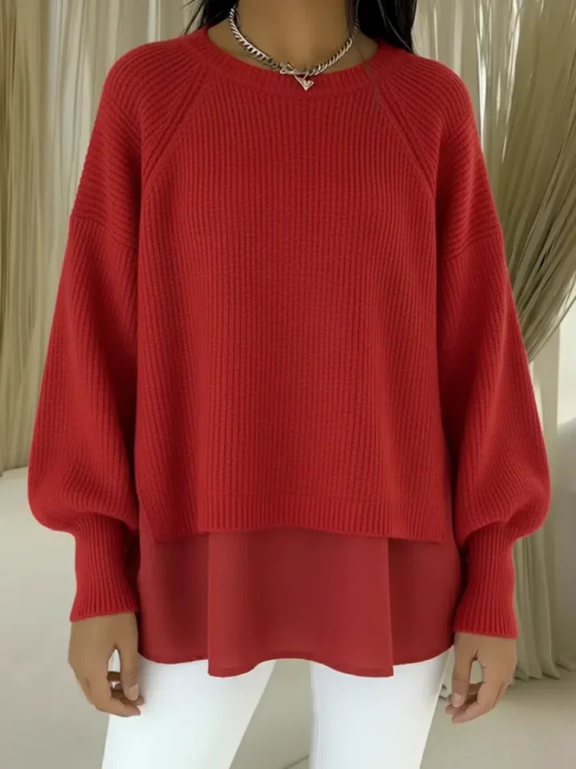 Constance | Pull effet superposé