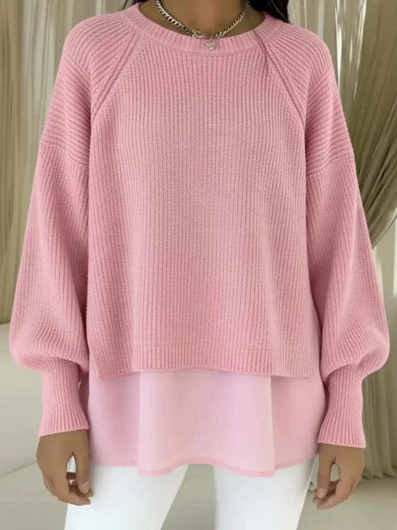 Constance | Pull effet superposé
