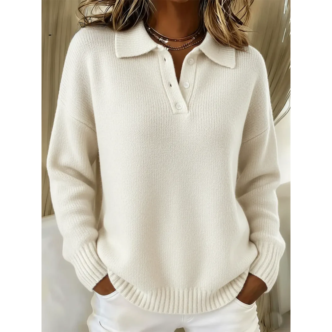 Marceline | Pull col polo confortable