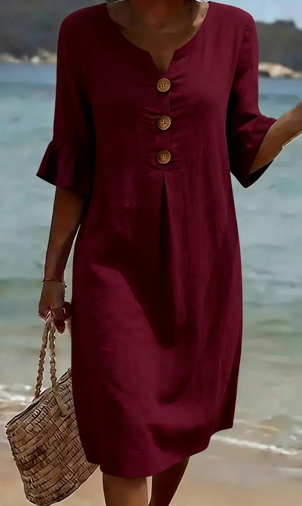 Ludivine | Robe Élégante en Lin