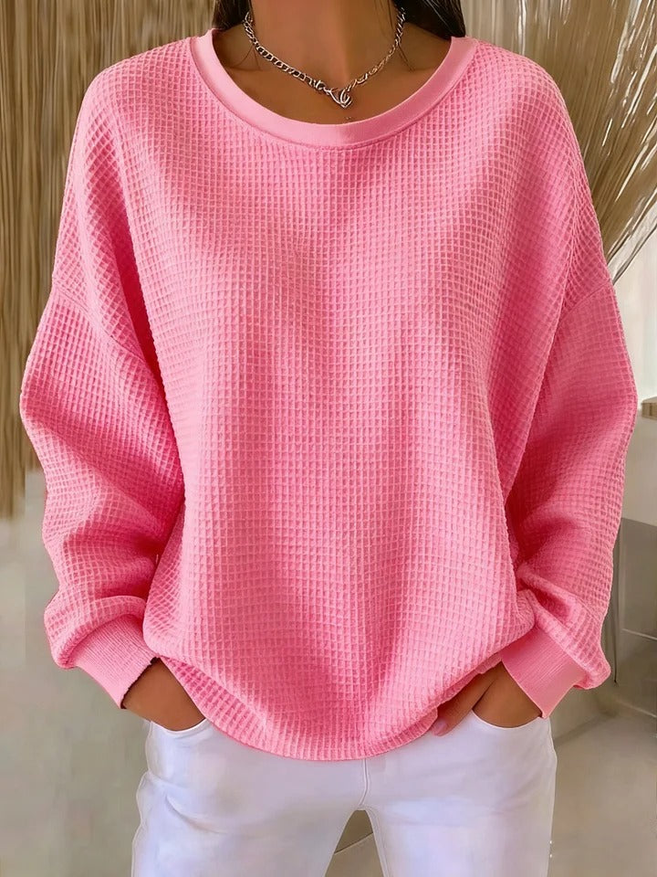 Noémie | Pull nid d'abeille classique