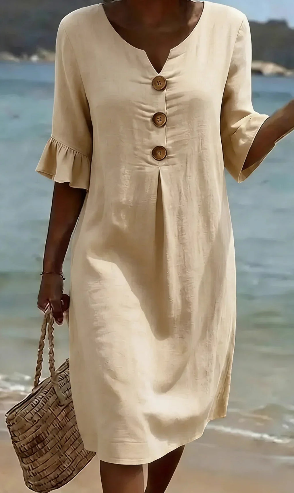 Ludivine | Robe Élégante en Lin