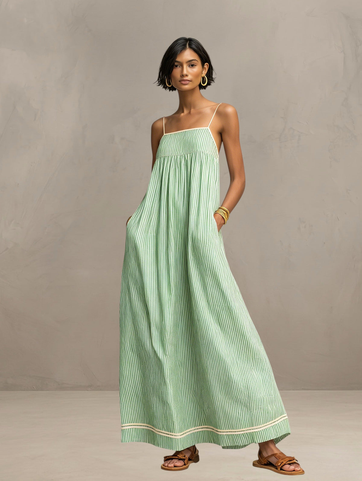 Paméla | Robe Longue Fluide d'Été