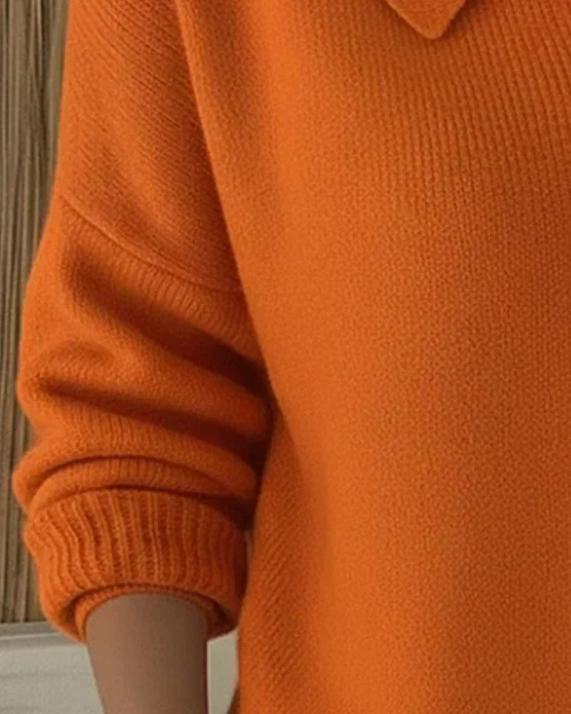Véronique | Cardigan à col pointu boutonné