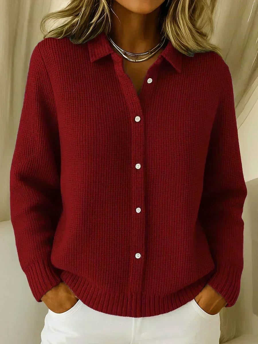 Camélia | Cardigan en maille texturée