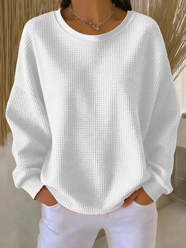 Noémie | Pull nid d'abeille classique
