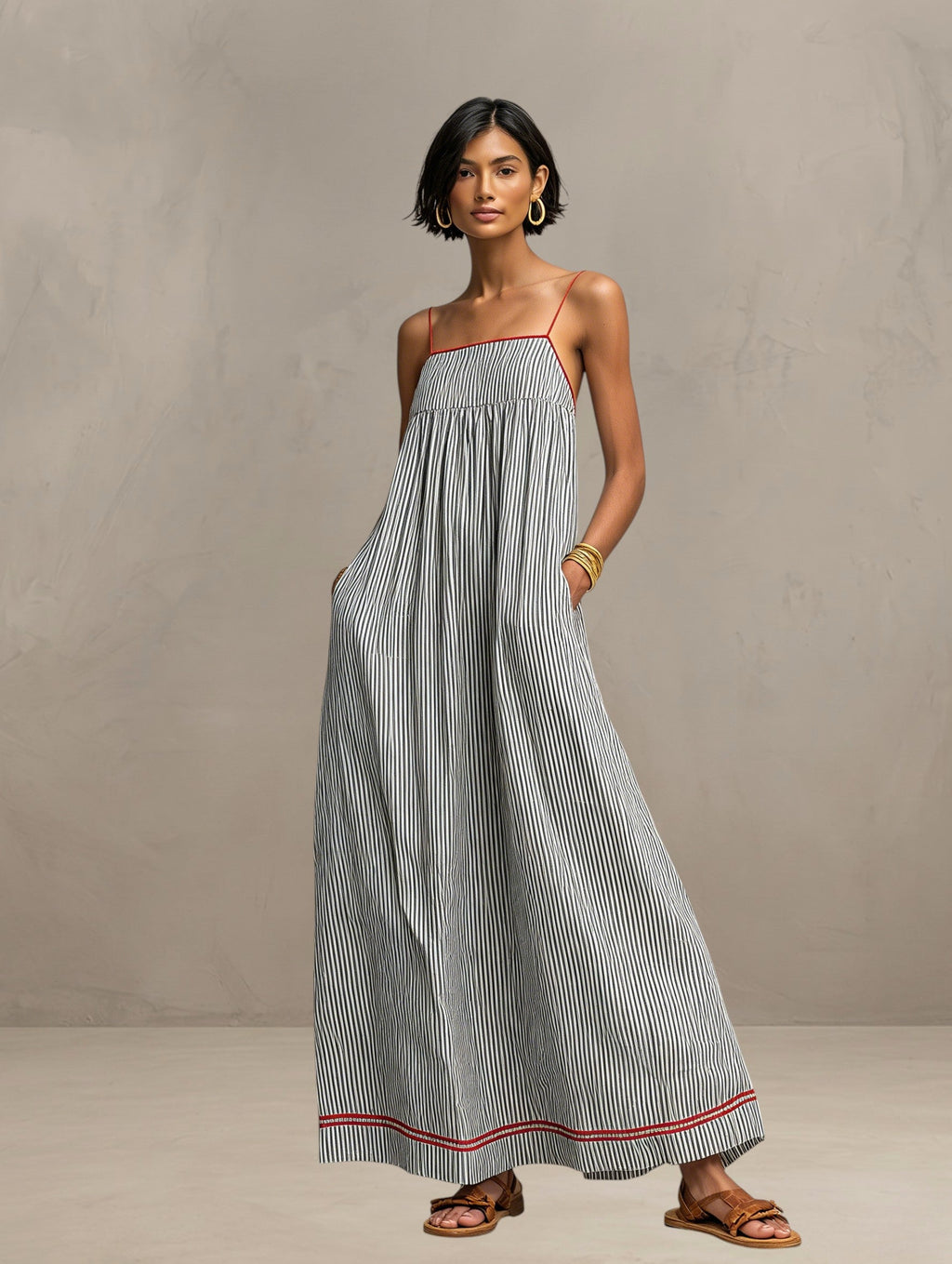 Paméla | Robe Longue Fluide d'Été