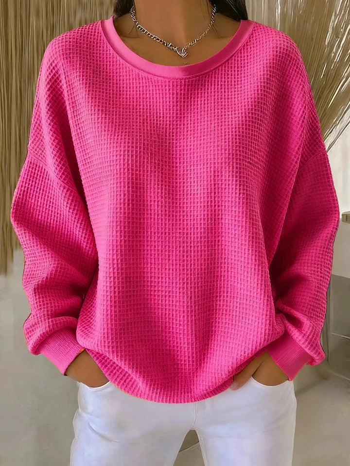 Noémie | Pull nid d'abeille classique