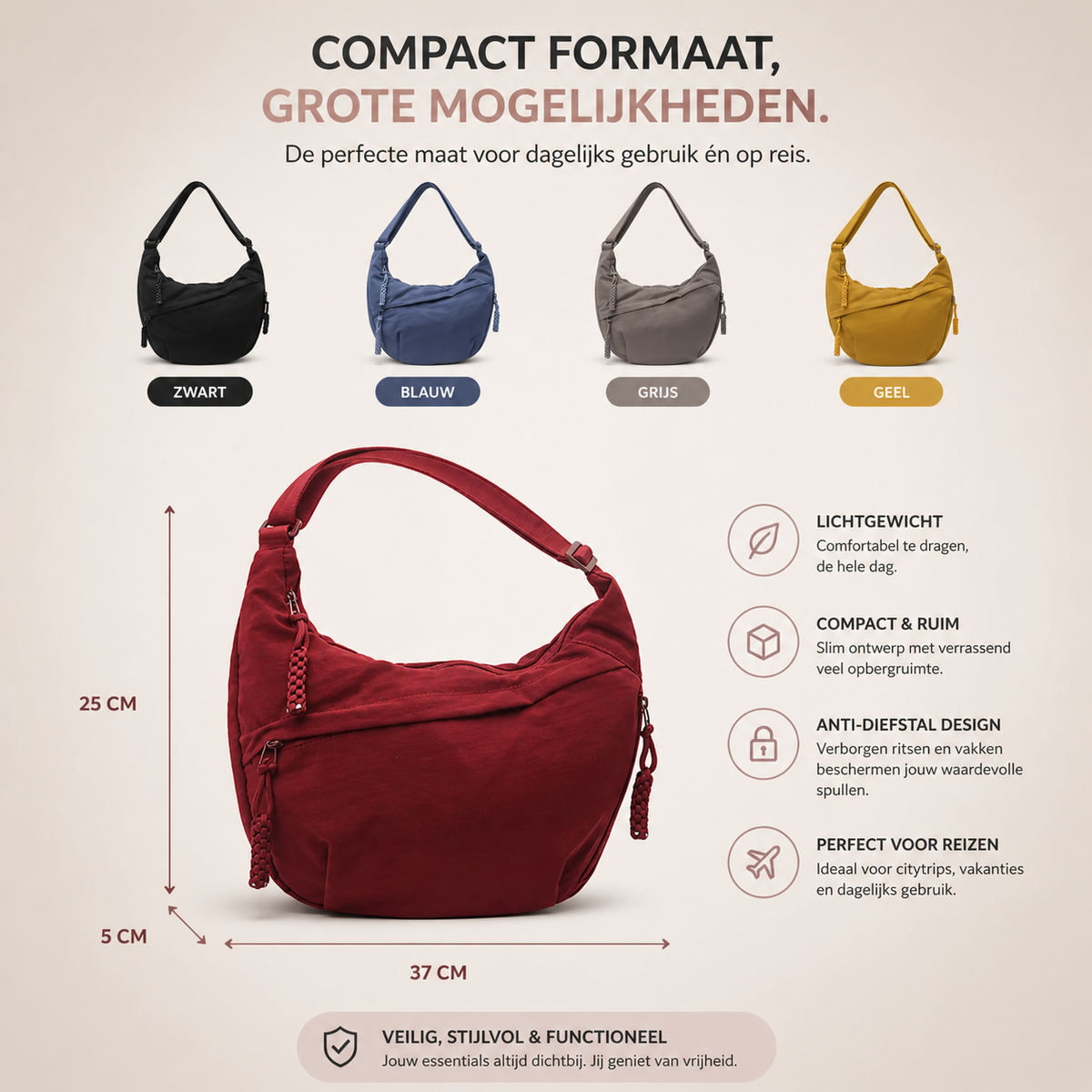 Luna | Sac urbain élégant