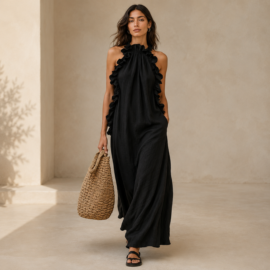 Gladys | Robe Longue à Poches