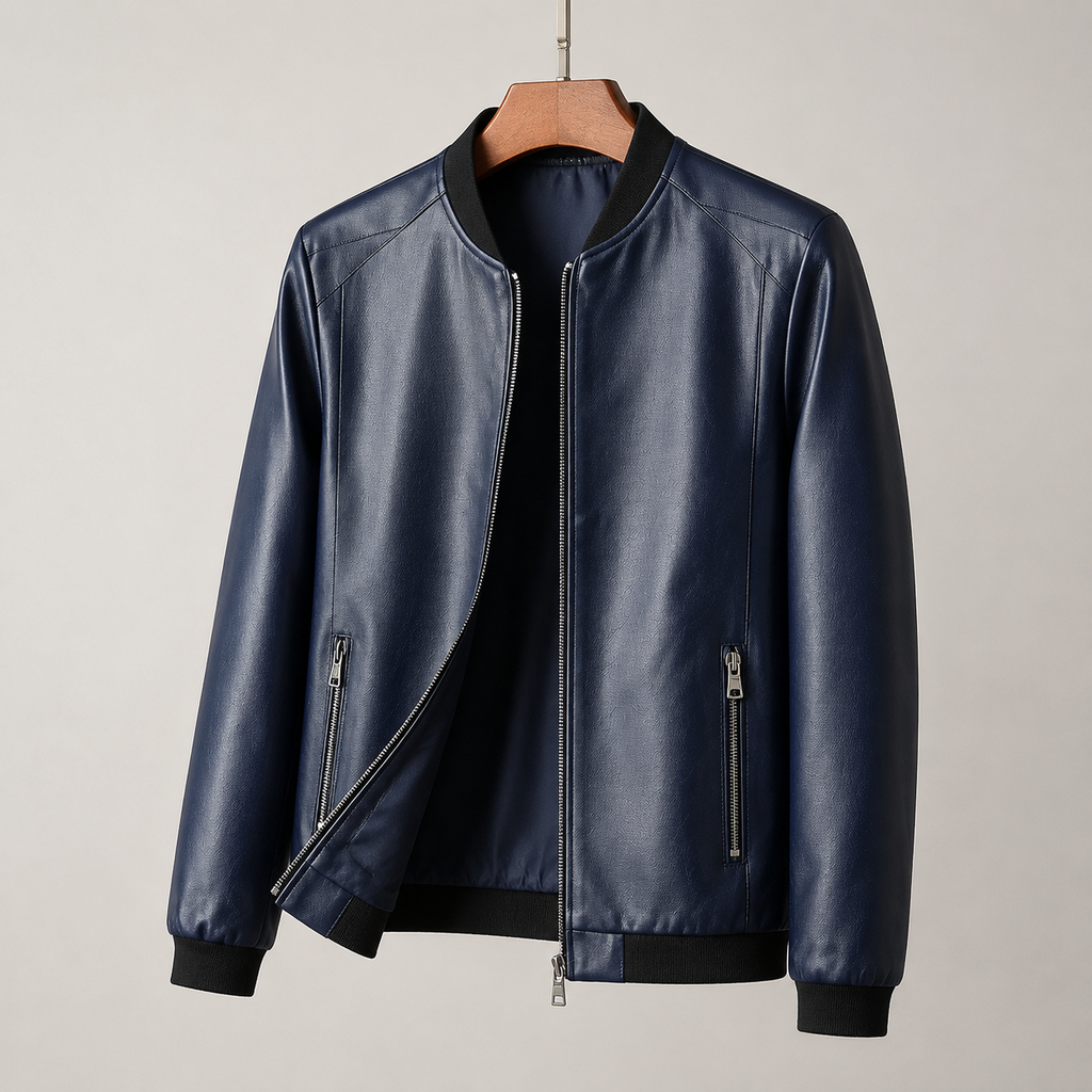 Dominique | Blouson bomber effet cuir
