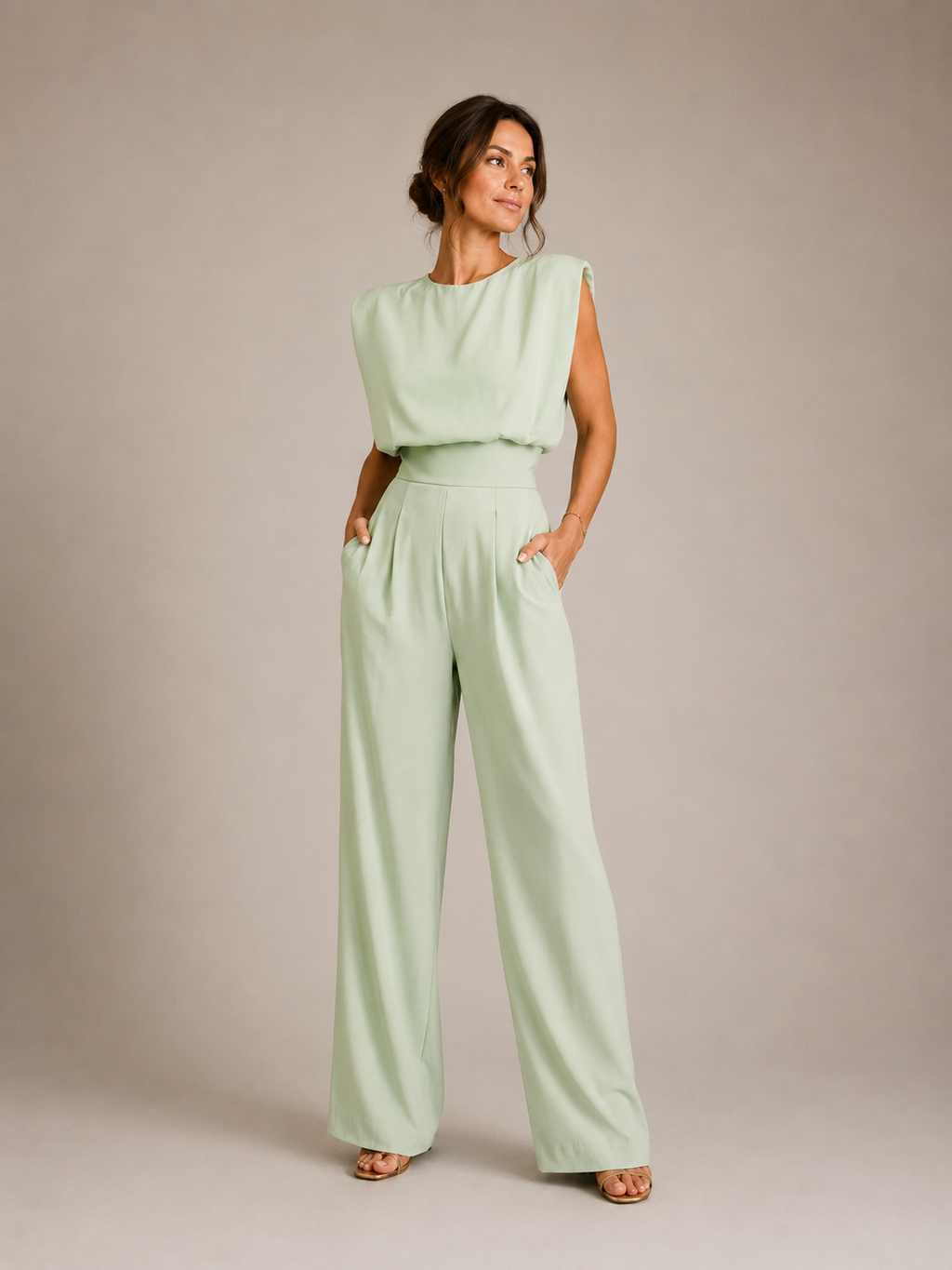 Joséphine | Combinaison Élégante Taille Haute