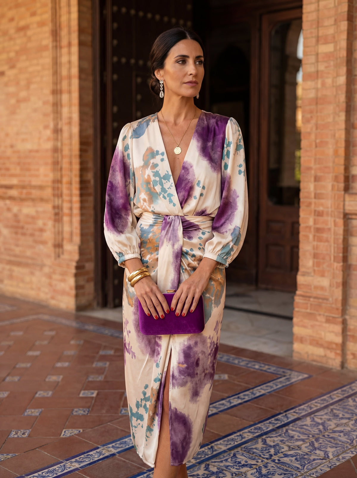 Valérie | Robe croisée sophistiquée