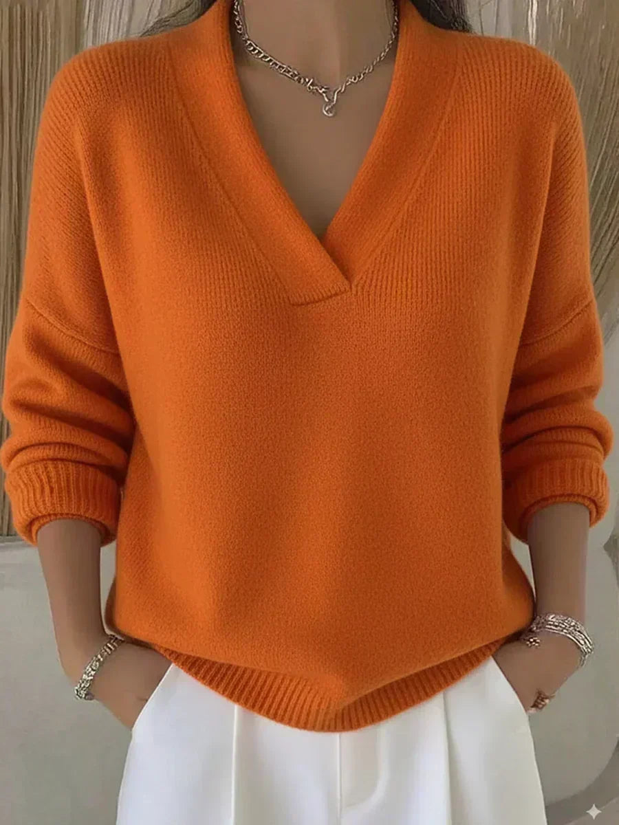 Vivienne | Pull col V décontracté