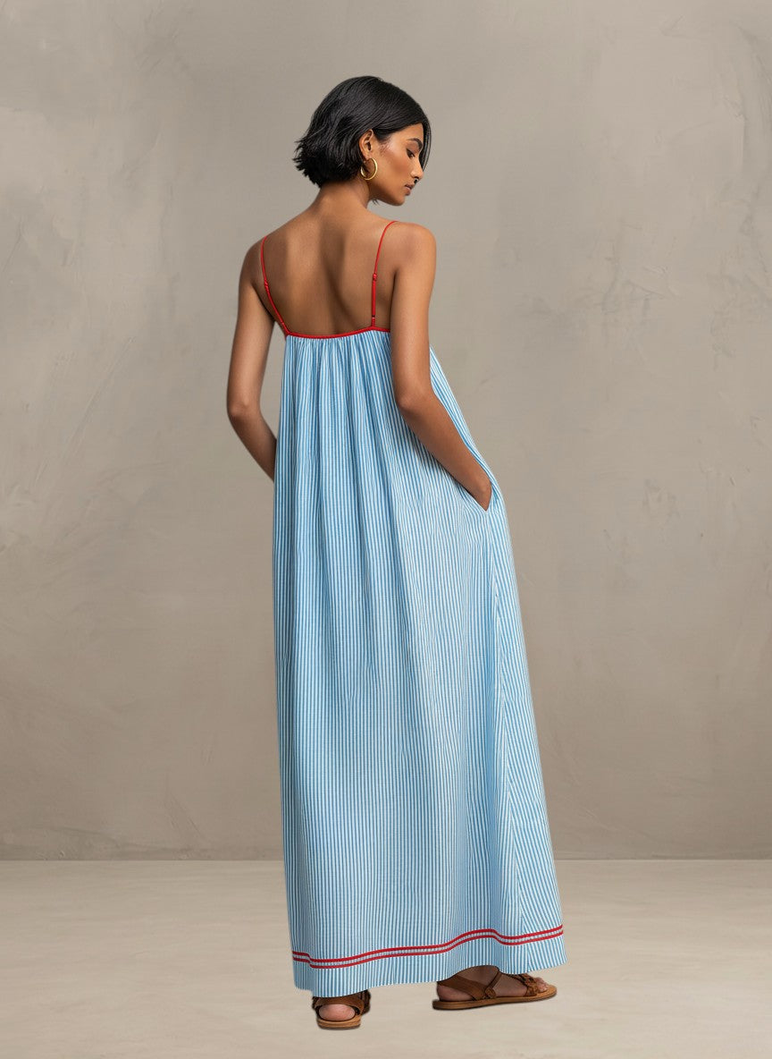 Paméla | Robe Longue Fluide d'Été