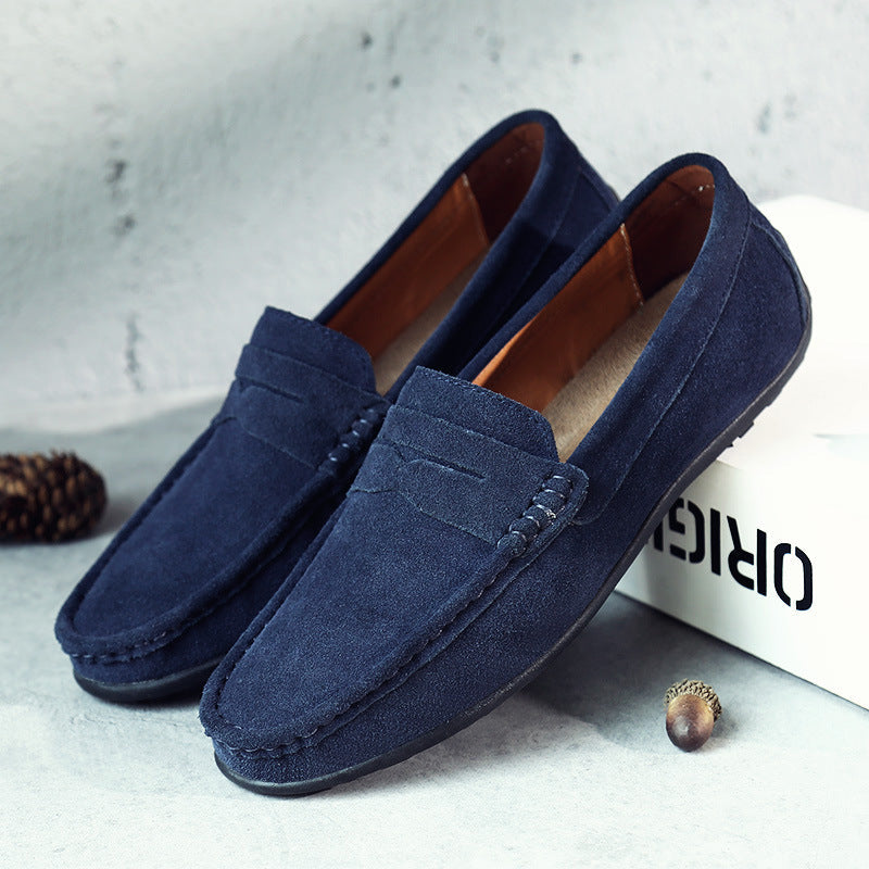 Leblanc | Mocassins Rétro en Daim pour Homme