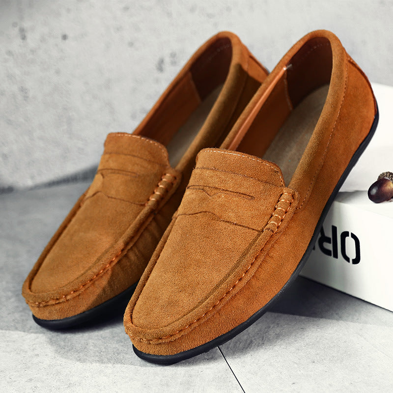 Leblanc | Mocassins Rétro en Daim pour Homme