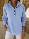 Fleurette | Pull polo à col V