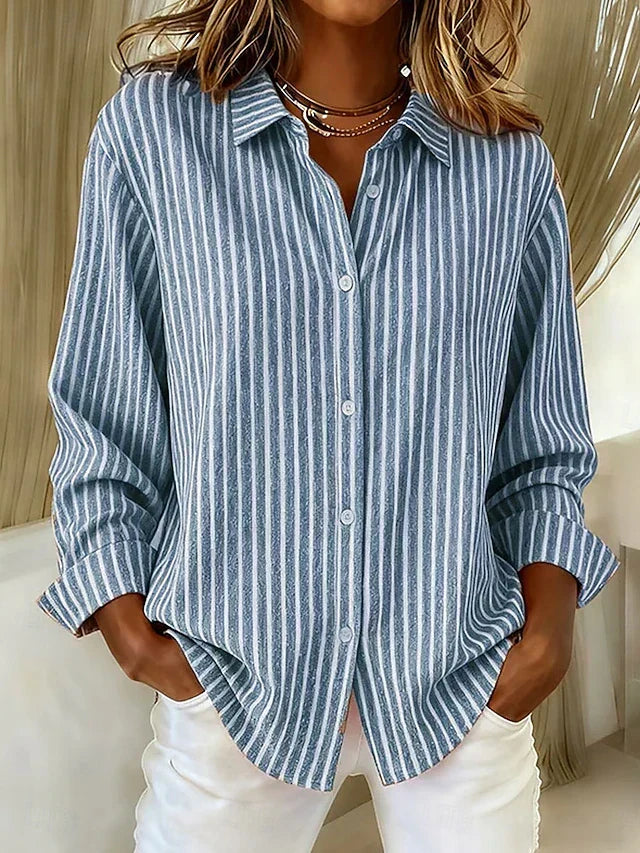 Ginevra | Chemise rayée boutonnée