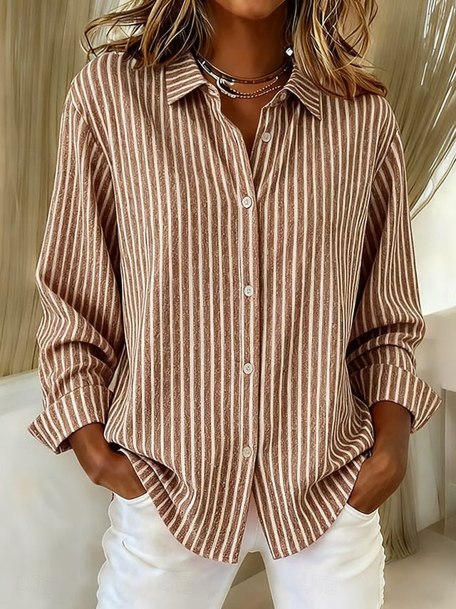 Ginevra | Chemise rayée boutonnée