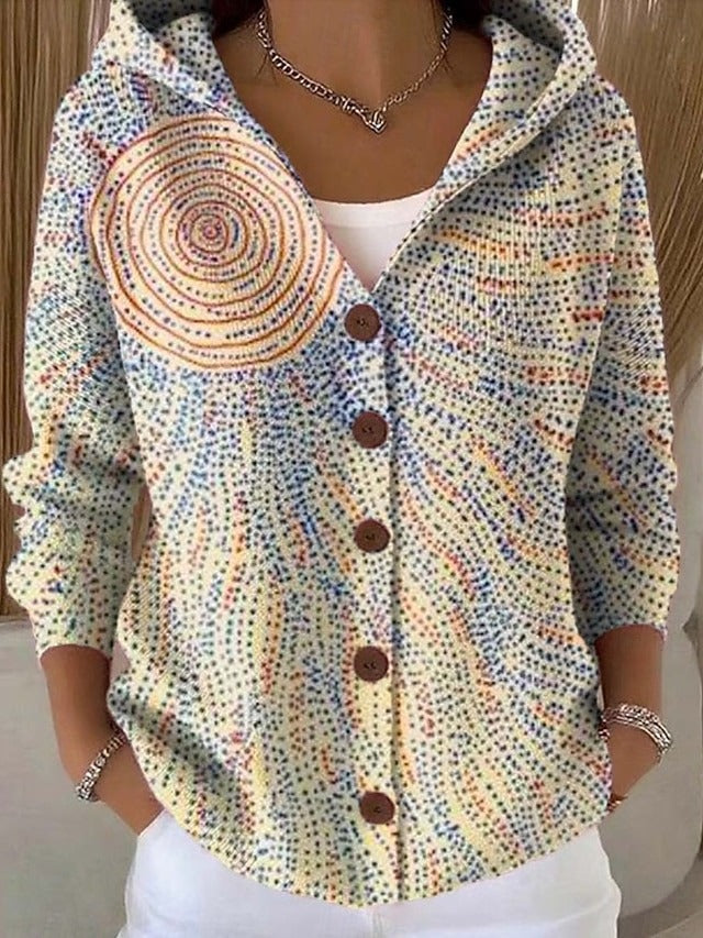 Colomba | Cardigan imprimé à capuche