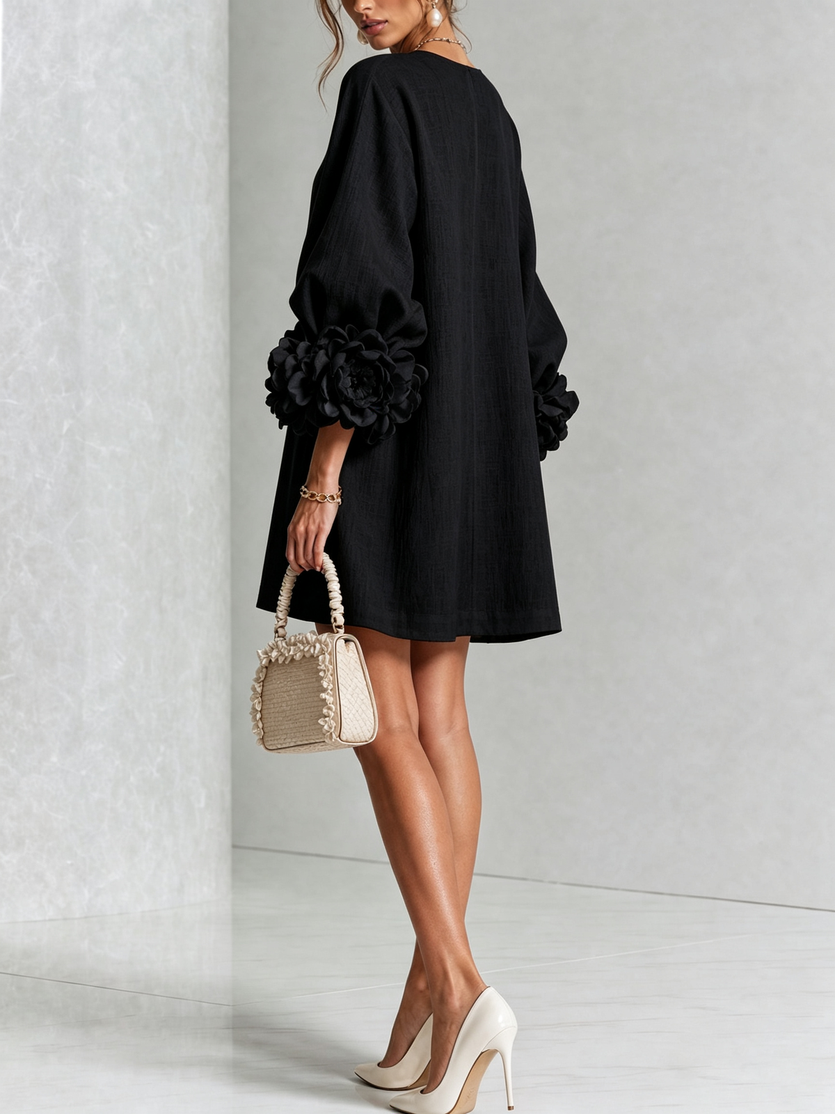 Élodie | Robe Florale Boutonnée