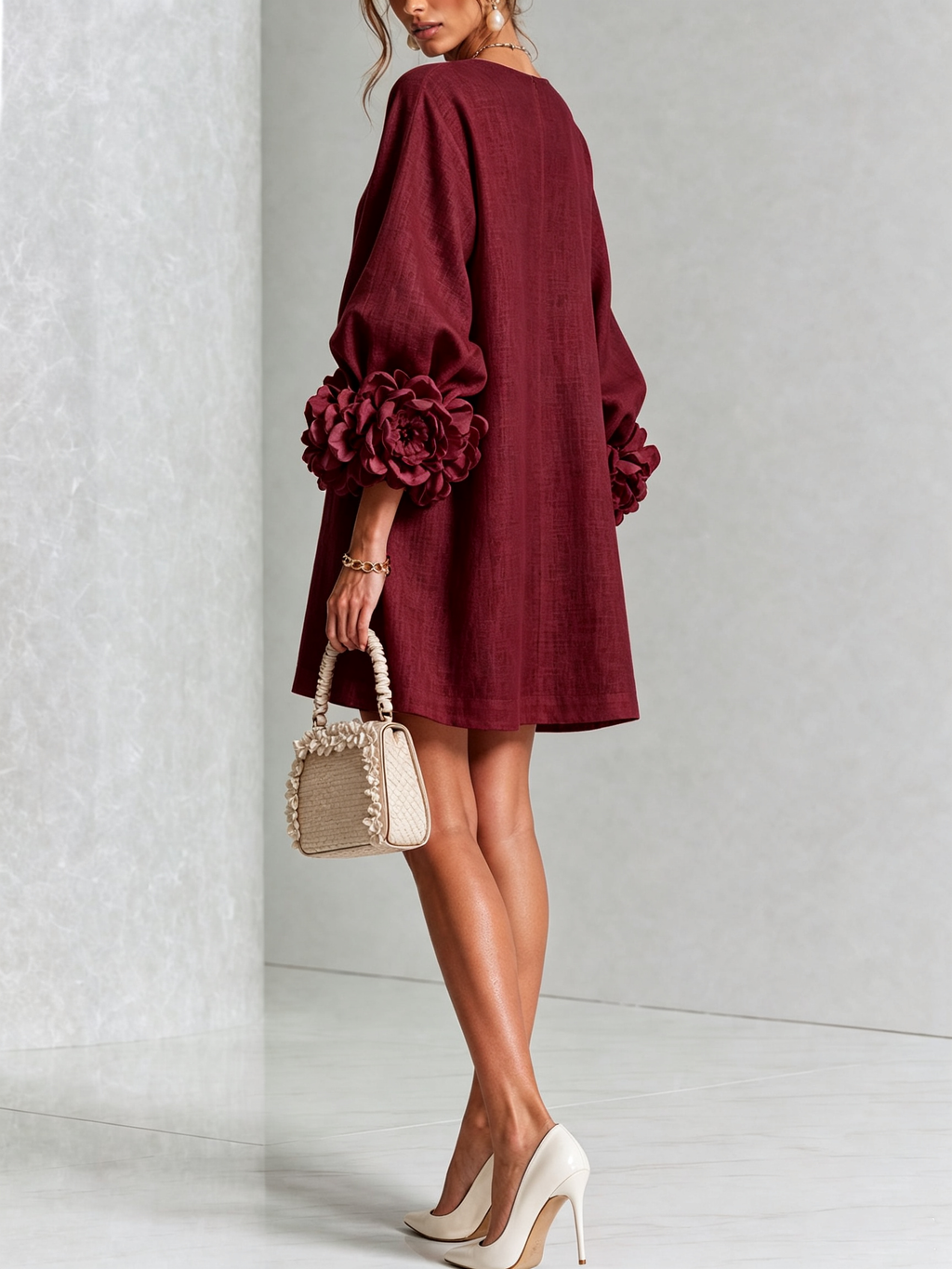 Élodie | Robe Florale Boutonnée